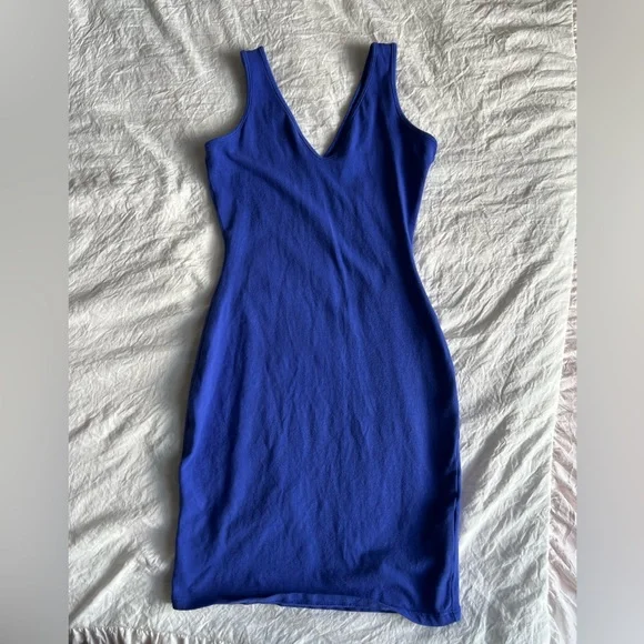 Dresses | Electric Blue Bodycon Mini Dress | Poshmark